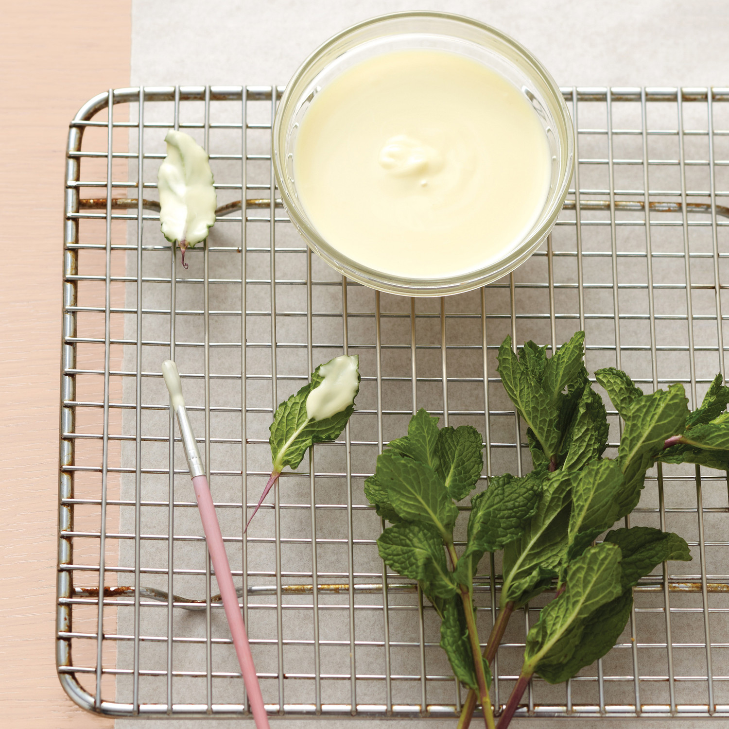 Chocolate Leaf Cake Decoration How To