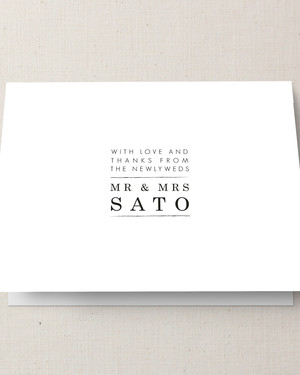 How to write a bridal shower thank you cards