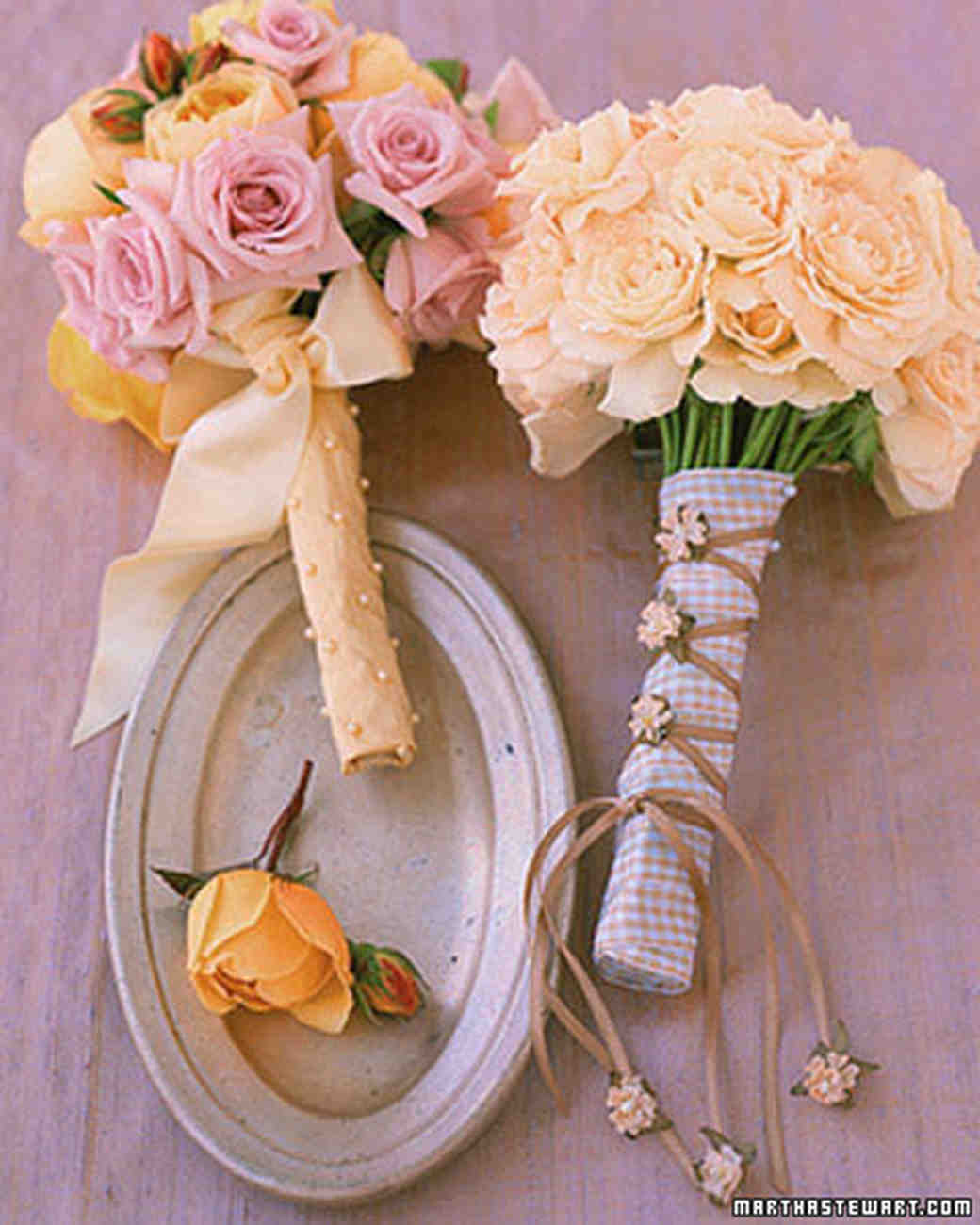 Bouquet Handle Treatments Martha Stewart Weddings