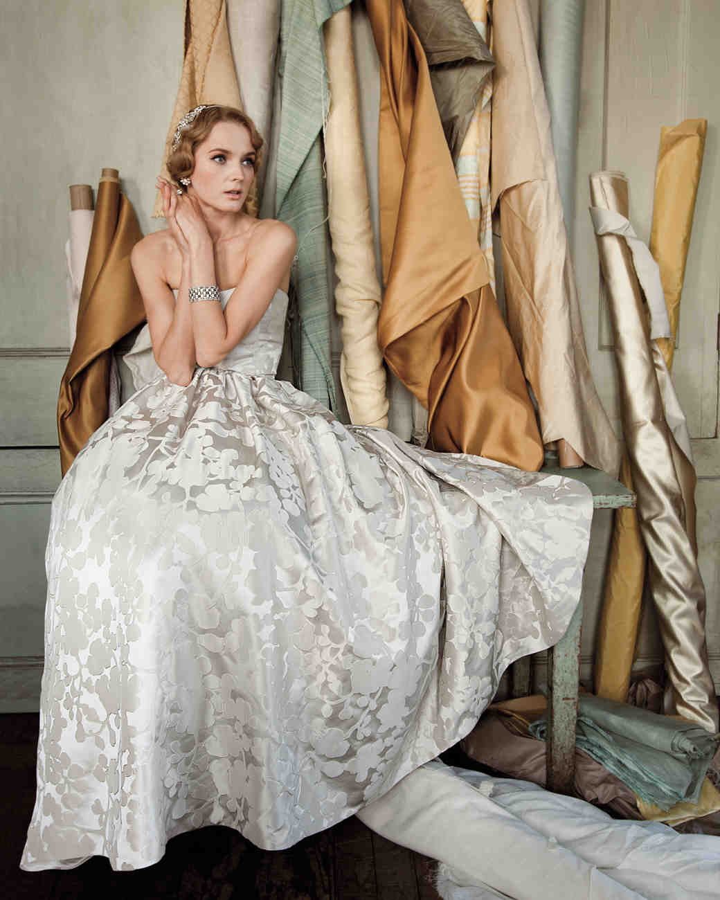 Find Your Wedding Dress Length Martha Stewart Weddings 1867