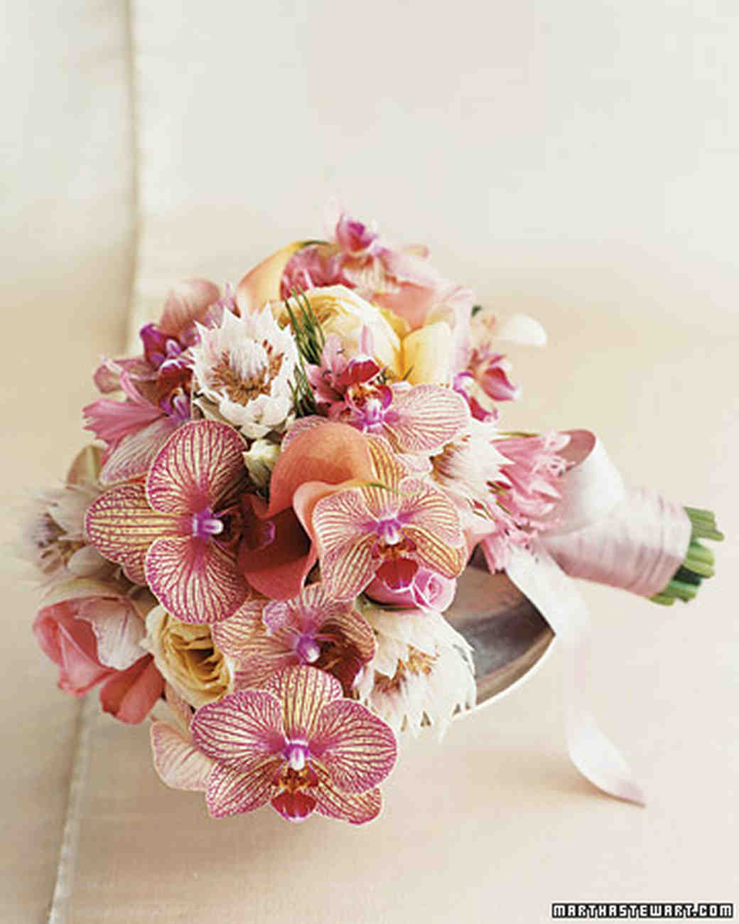 Orchid Wedding Bouquets Martha Stewart Weddings 2355