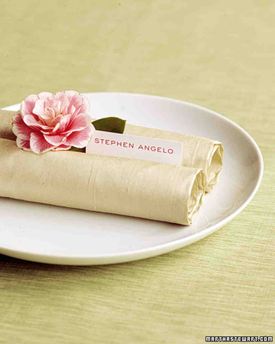 Personalized Napkin Ideas Martha Stewart Weddings