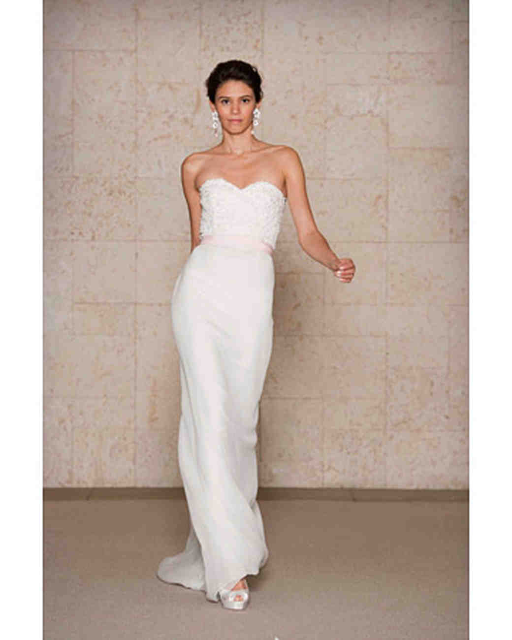 Sheath Wedding Dresses Martha Stewart Weddings 4231