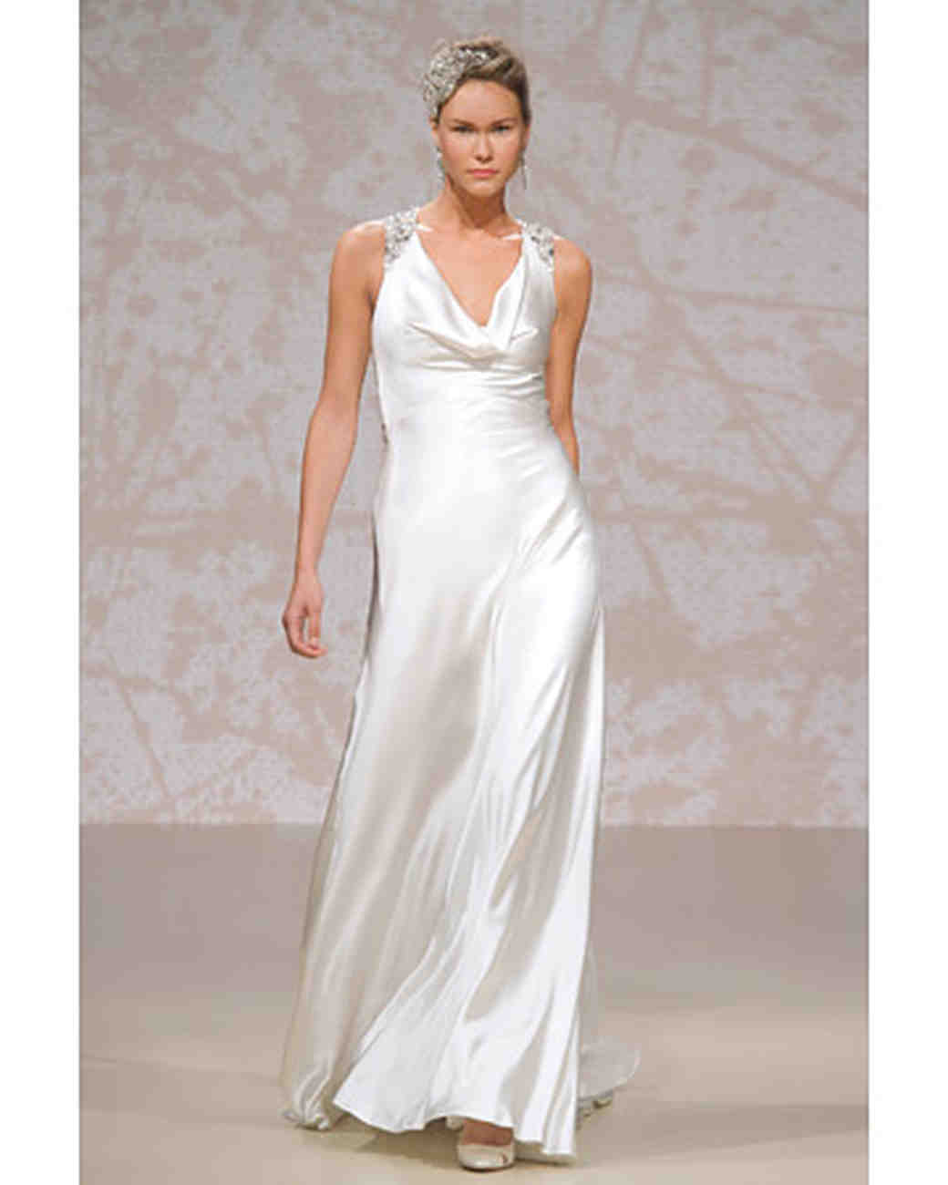Sheath Wedding Dresses Martha Stewart Weddings 0548