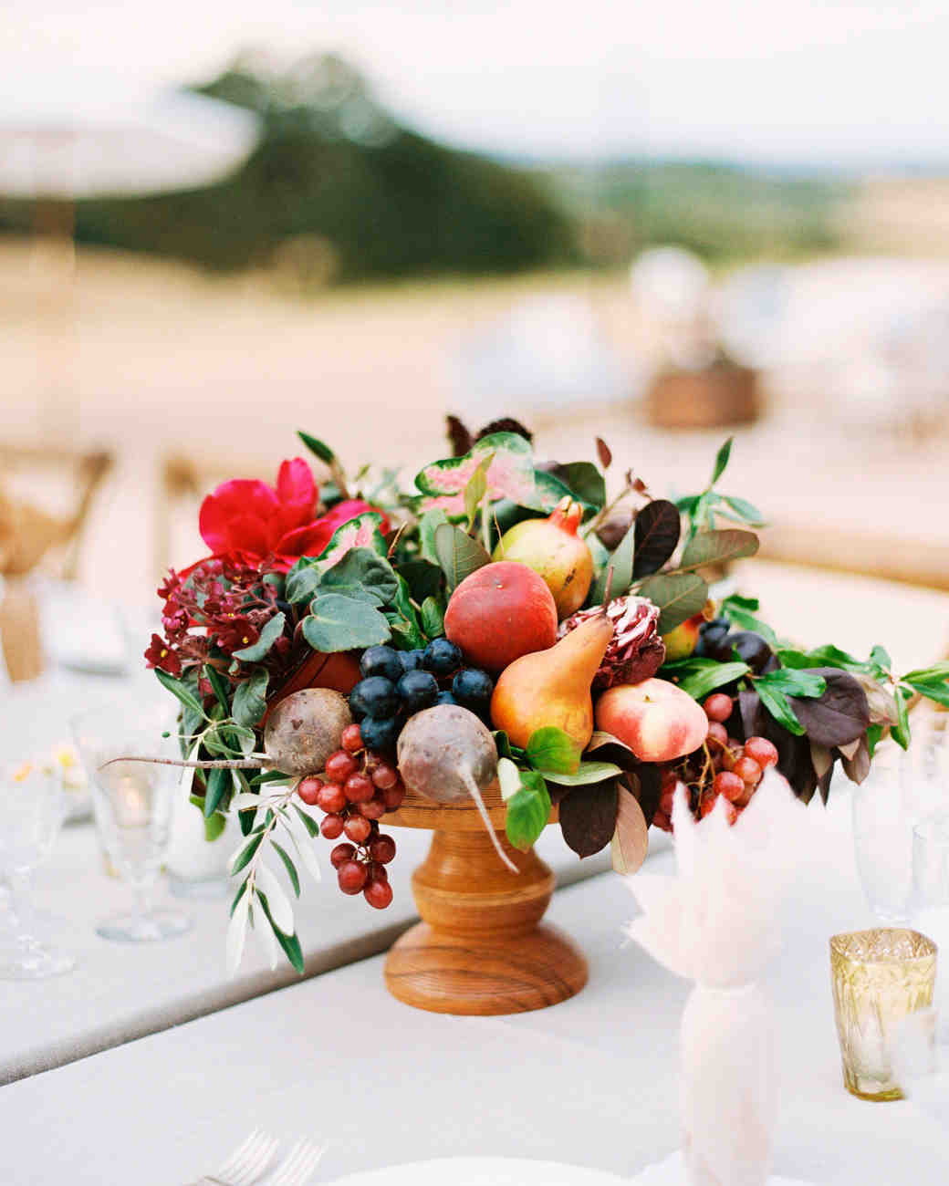 26 Wedding Centerpieces Bursting With Fruits And Vegetables Martha