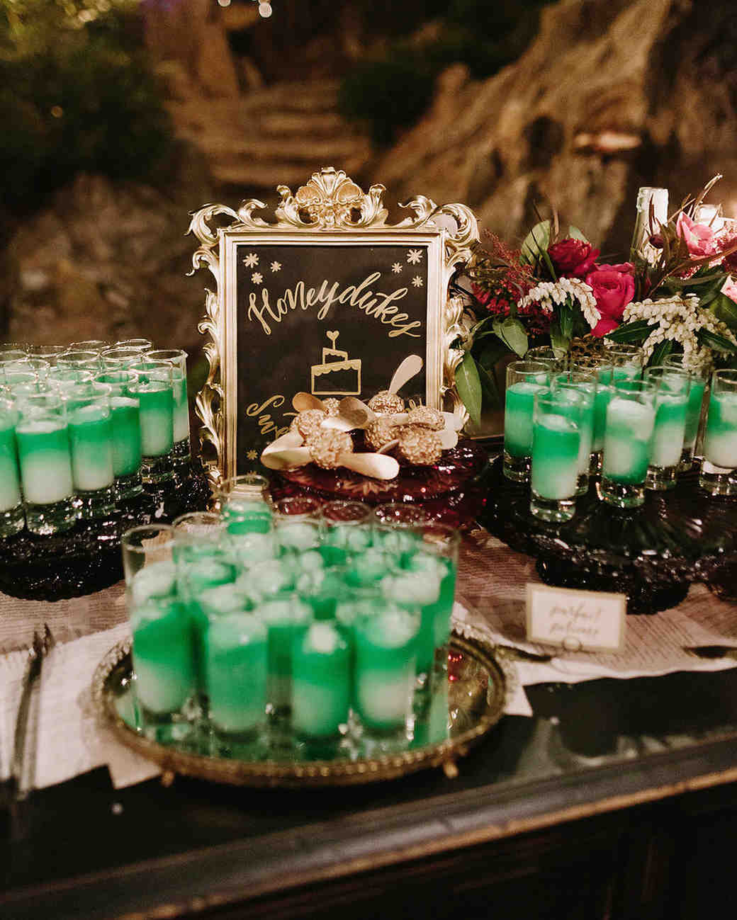 A Moody, Magical "Harry Potter"-Themed Wedding | Martha Stewart Weddings