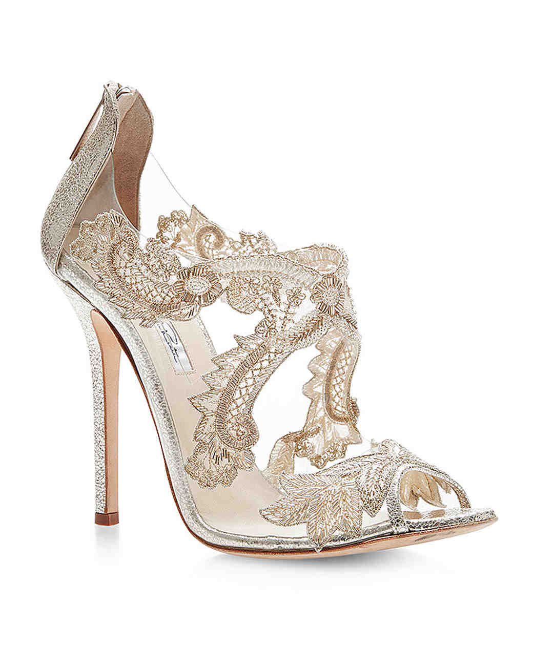 Lace Dress Crystal Shoes Lace Dress Crystal Shoes