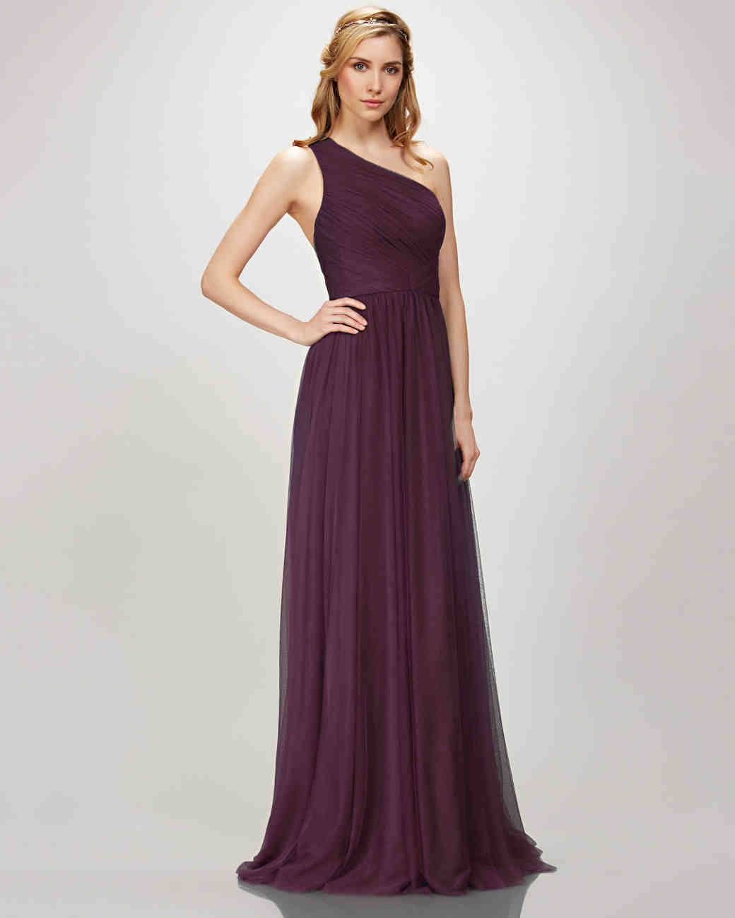 Wedding Purple Bridesmaid Dress purple bridesmaid dresses martha stewart weddings