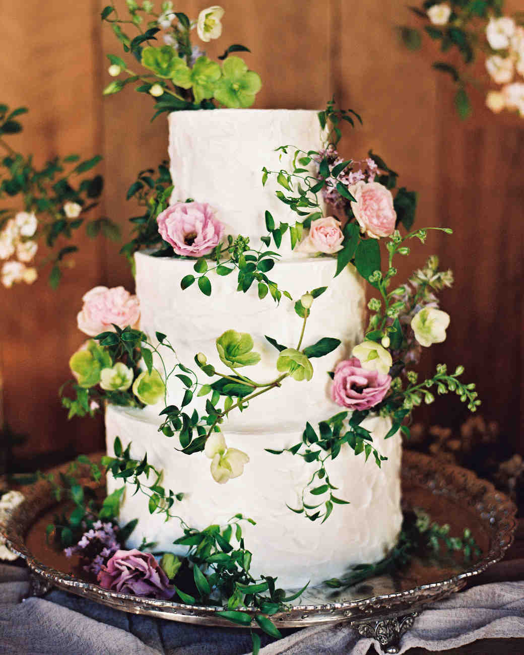 62 Fresh Floral Wedding Cakes Martha Stewart Weddings 8744