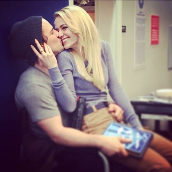 Freddie Stroma and Johanna Braddy Freddie Stroma and Johanna Braddy