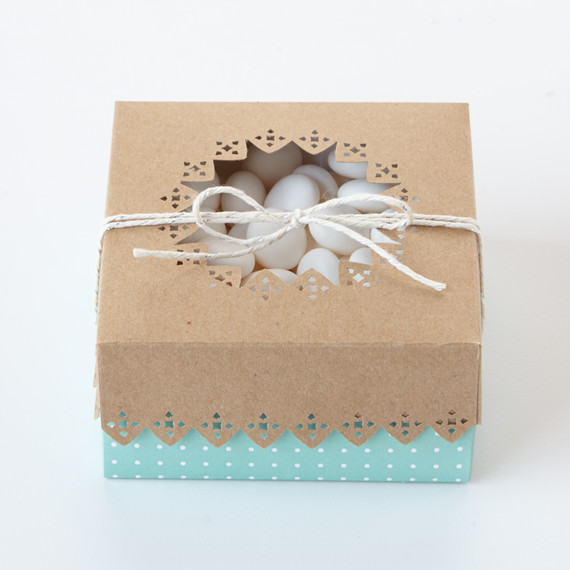 Wedding Favor Box with Cutout Details Martha Stewart Weddings