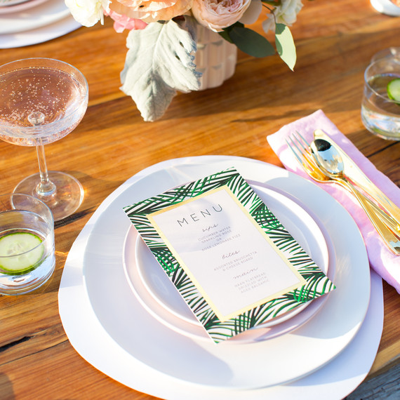 bridal shower place setting bridal shower place setting