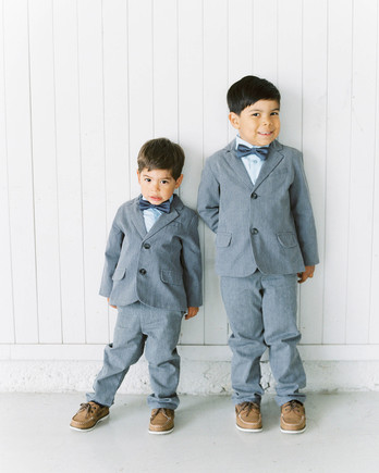 Classic Formal Boys White Suit Wedding Suit for Ring Bearers