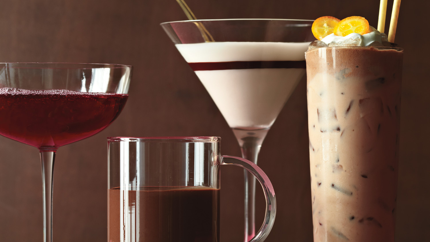 Iced Chocolate with Liquors