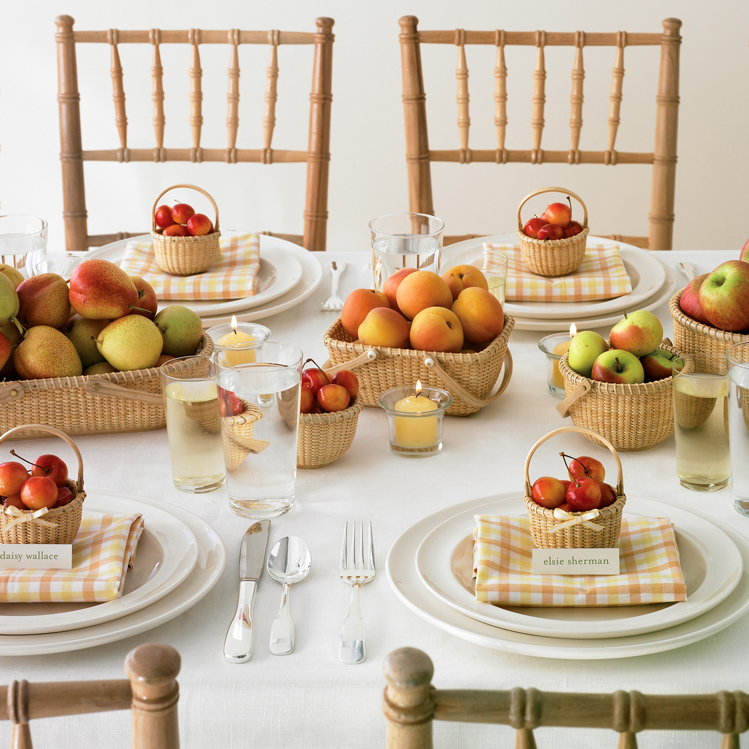 Basket Centerpiece Martha Stewart Weddings