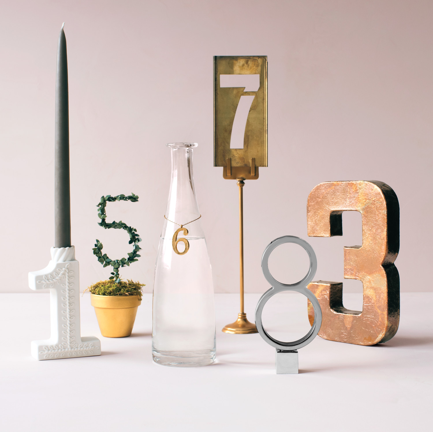 Unique Table Numbers Martha Weddings