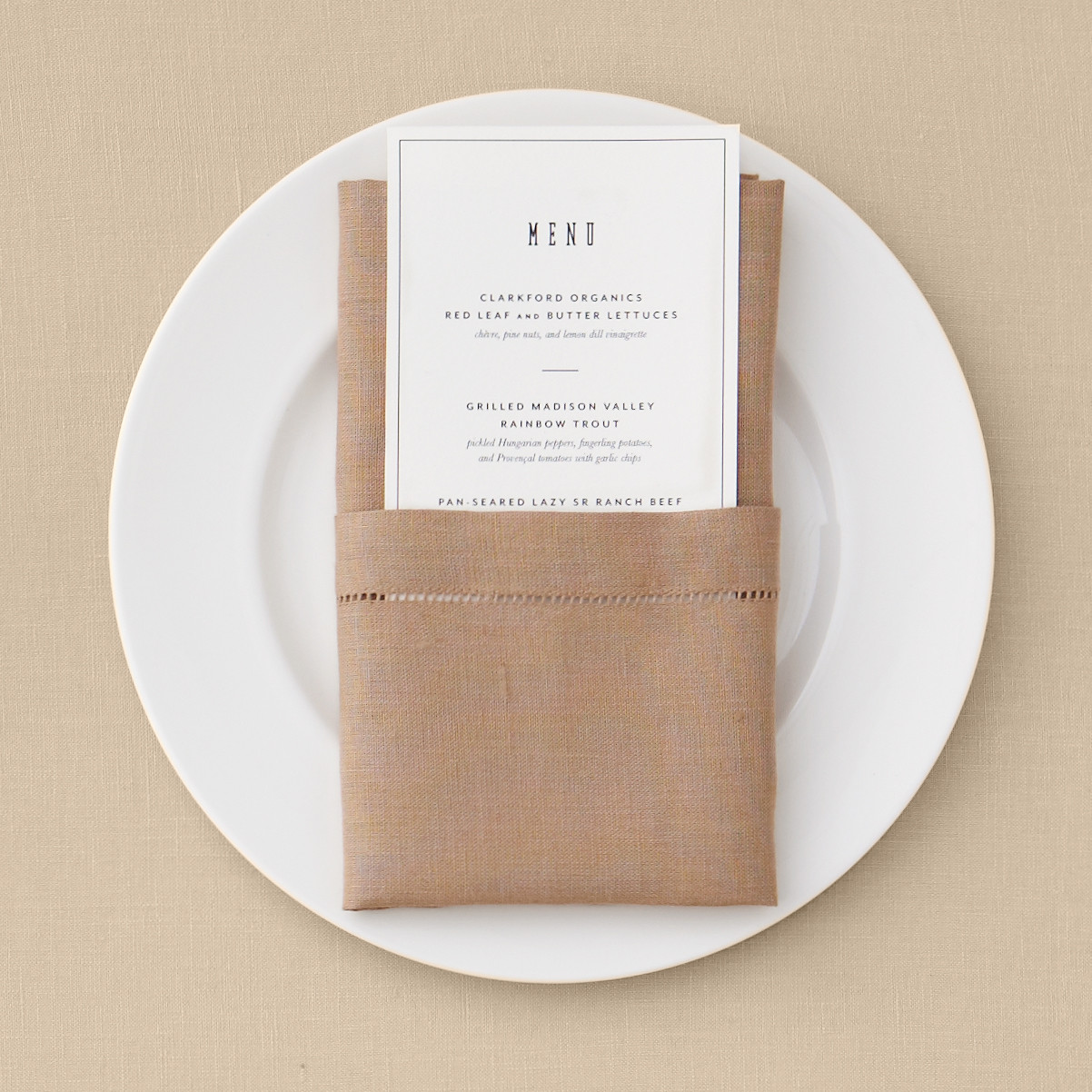 Pocket Napkin Fold Martha Stewart Weddings   Napkin Pocket Mwd110589 Sq 