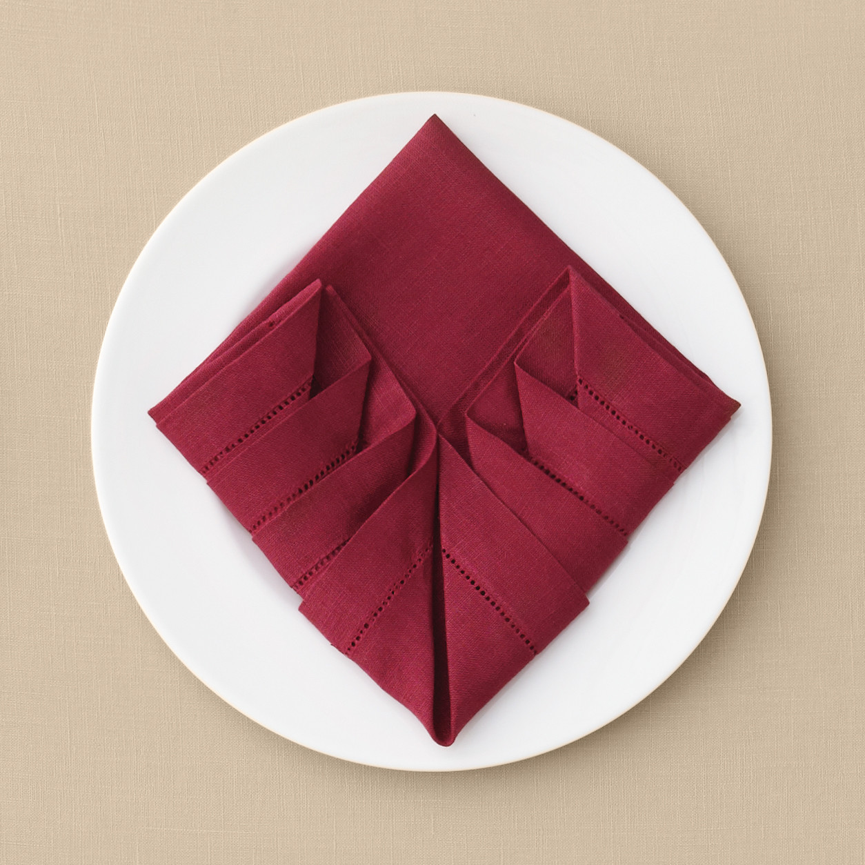 Pleated Napkin Fold | Martha Stewart Weddings