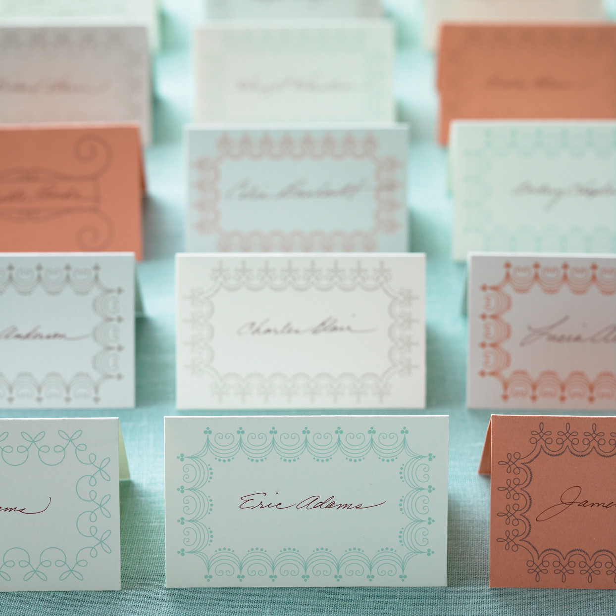 Place Cards Template | Martha Stewart Weddings