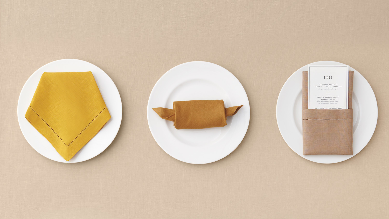 7 Ways to Fold a Table Napkin for Your Big Day and Every Day | Martha ...