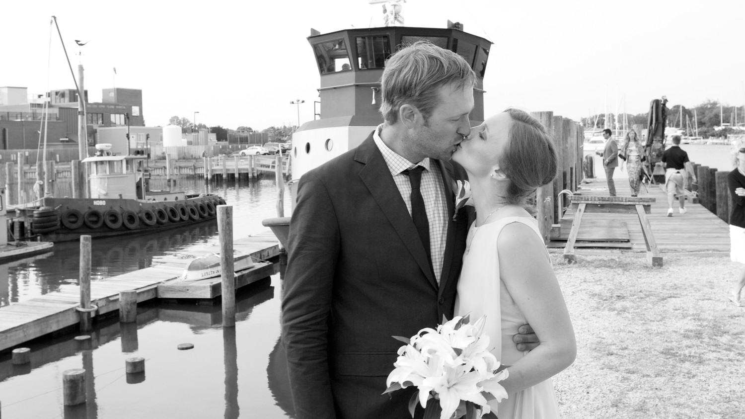 A Vintage, Nautical Wedding on a Boat in Greenport, New