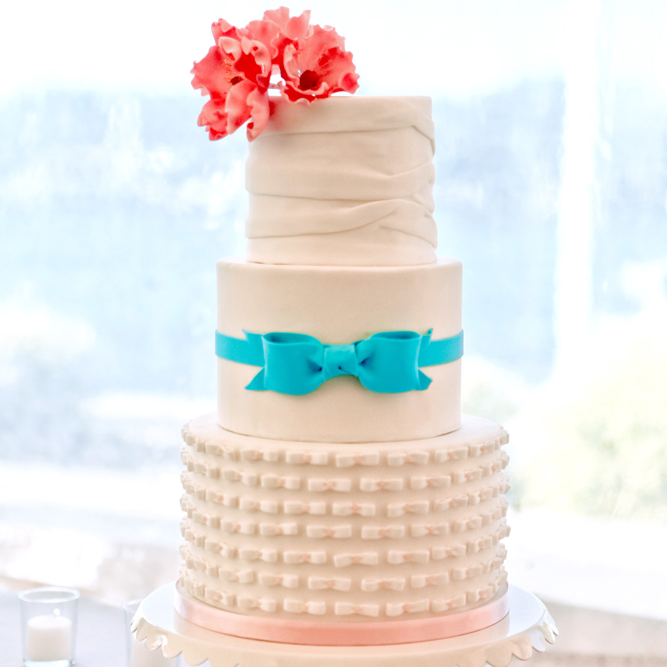  Fondant  Cakes  from Real Weddings  Martha Stewart Weddings 