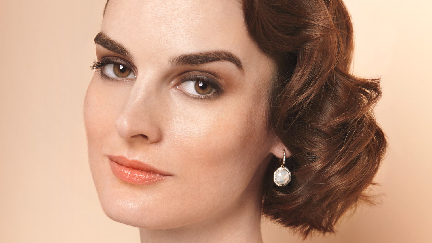 Old-Hollywood Waves Short Wedding Hairstyle  Martha 