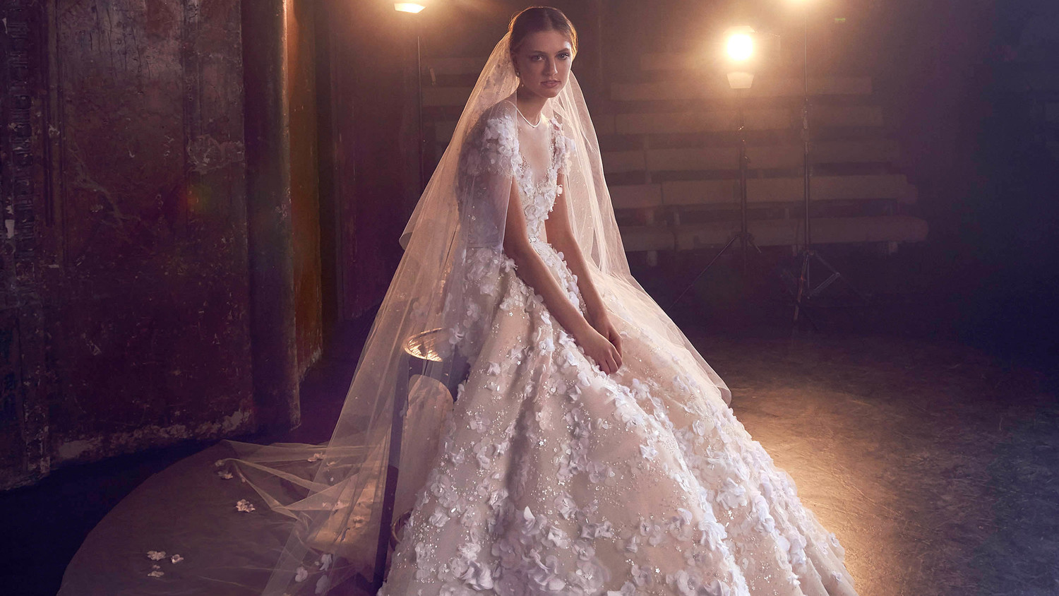 Elie Saab Fall 2018 Wedding Dress Collection Martha Weddings