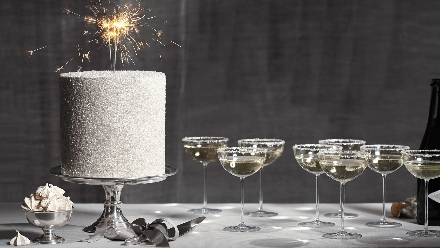 Dazzling and Delicious How to Add Sparkle to Your Cake Martha Stewart Weddings