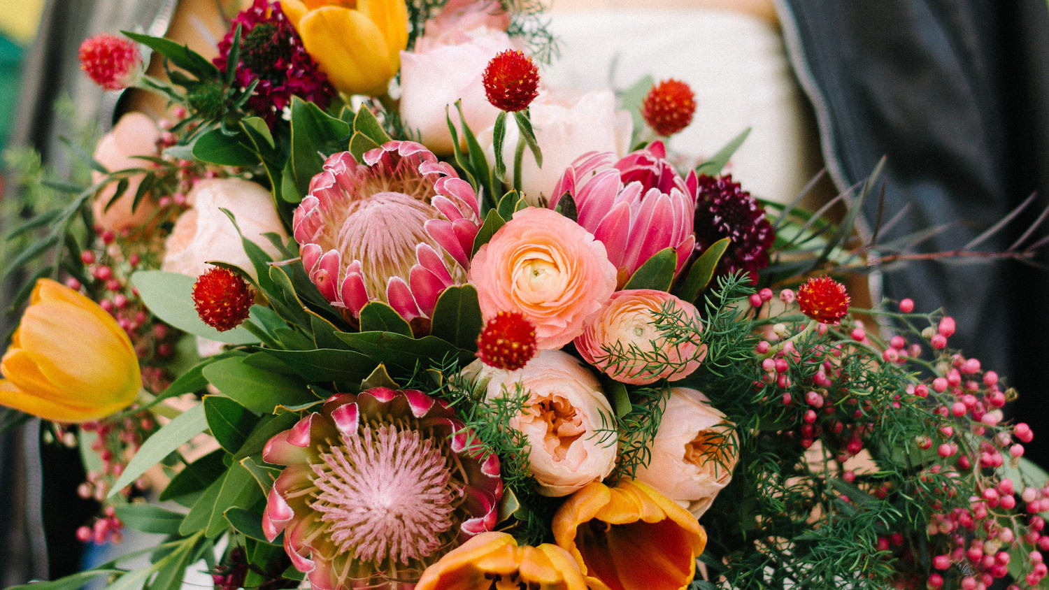 Protea Wedding Bouquet