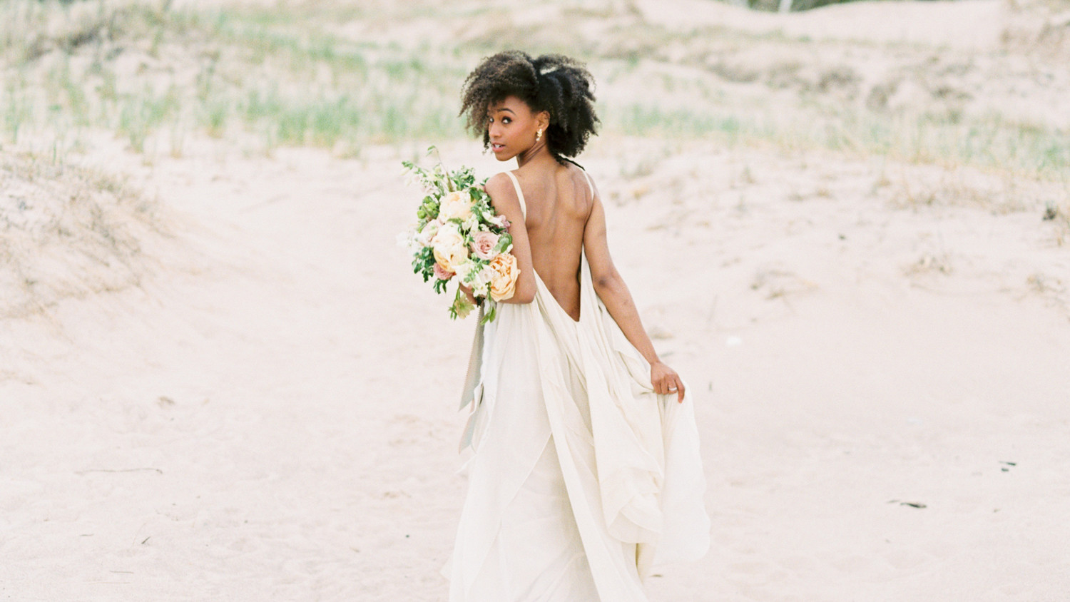 27 Stunning Beach  Wedding  Dresses  Martha Stewart Weddings 