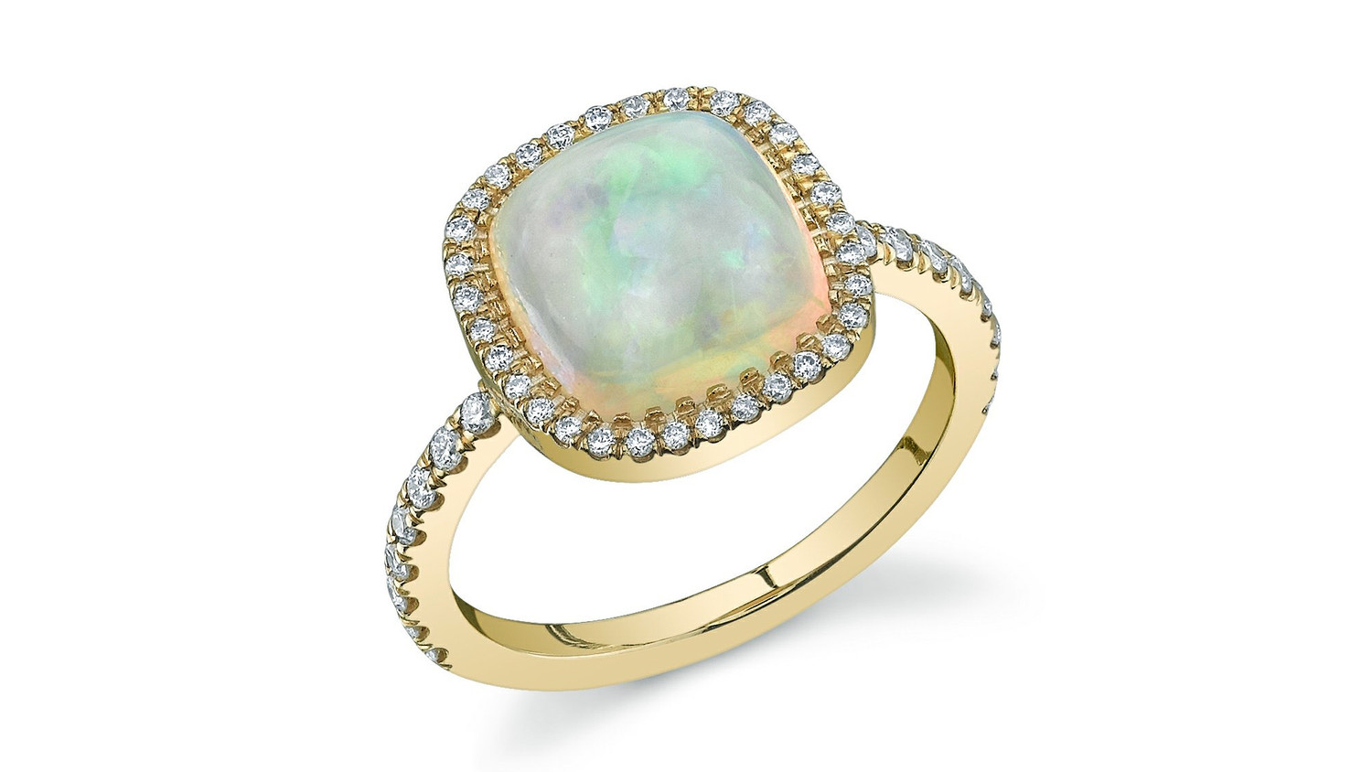 25 Unique Opal Engagement Rings Martha Weddings