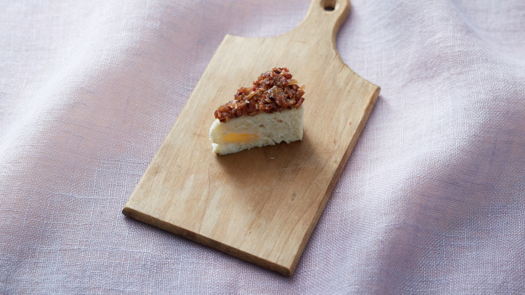 Stilton Cheesecake with BaconOnion Marmalade Recipe Martha Stewart