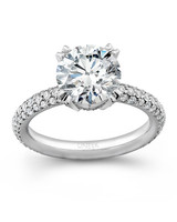 Platinum Engagement Rings | Martha Stewart Weddings