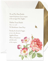 Gorgeous Floral Wedding Invitations | Martha Stewart Weddings