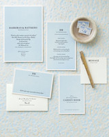Clic Wedding Invitations For Traditional Brides And Grooms Light Blue Wedding Invitation