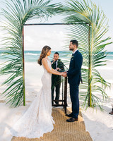 Beautiful Ideas From Beach Weddings Martha Wedding Reception On Beach Palm Ceremony Arch
