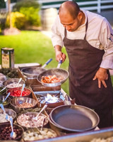 23 Delicious Food Bars For Your Wedding Martha Weddings Wedding Pasta Bar