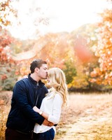 27 sweet ideas for fall engagement photos martha stewart weddings