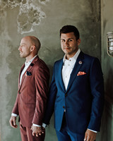 21 Grooms Who Wore Colorful Wedding Suits Martha Stewart Weddings