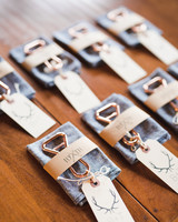 Fall wedding favors come in an assortment of sizes