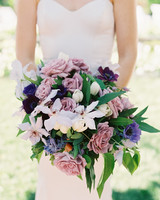 52 Ideas For Your Spring Wedding Bouquet Martha Weddings Purple Wedding Bouquet