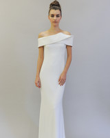 Simple Wedding Dresses That Are Just Plain Chic Martha Austin Scarlett Wedding Dresses Fall 2017
