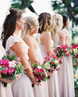 Pretty Wedding Hairstyles For Your Bridesmaids Martha Weddings Bridesmaid Hairstyles