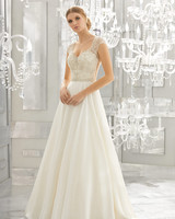 Morilee By Madeline Gardner Spring 2018 Wedding Dress Collection Morilee Wedding Dress Spring 2018 Embellished Bodice Cap Sleeves