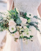 52 Gorgeous Winter Wedding Bouquets Martha Weddings Bride Holding Bouquet