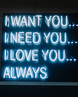 11 Neon Wedding Signs That Lit Up Real Receptions | Martha ...