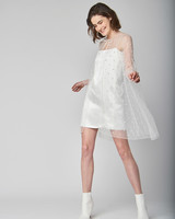 Chic Short Wedding Dresses Martha Weddings Short Alexandra Grecco Wedding Dress Spring 2019