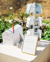 Unique Wedding Guest Book Ideas That Aren T Actually Books Martha Guest Book Post Cards Mailbox Table