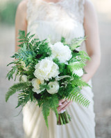 20 stunning wedding bouquets with ferns martha stewart weddings